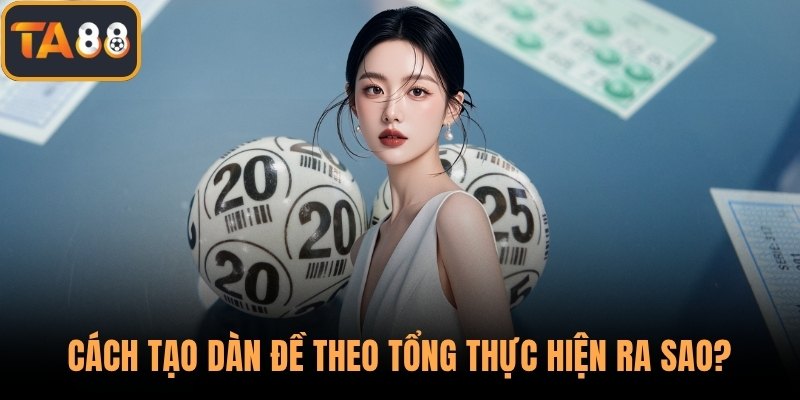 Cách tạo dàn đề theo tổng thực hiện ra sao?
