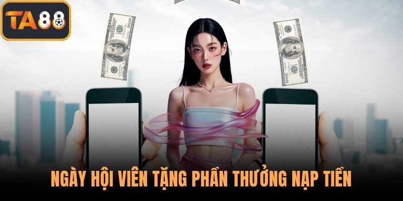 Ngày hội viên tặng phần thưởng nạp tiền